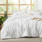 Bedsure Tufted Boho Comforter Set Queen Size by Unknown