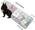Brilliant Sunshine Lilac & Egg Blue Rose Couch Armrest Cover, Armrest Organizer - Image 2