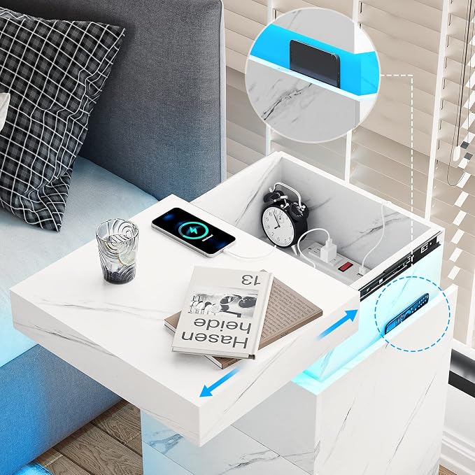 ADORNEVE Modern Nightstand - Image 3