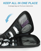 BAGSMART Large Electronics Organizer Travel Case - Image 6