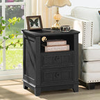 Joaxswe 18" Farmhouse Night Stand Set 2 - Image 6