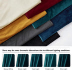 RYB HOME Teal Velvet Blackout Curtains 84 inches - Image 7