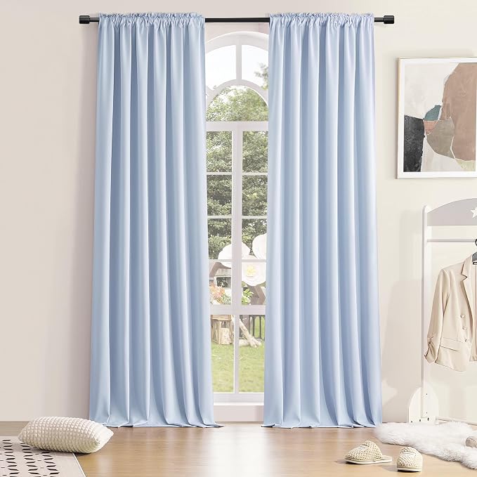 Extra Long 96 inches Length Curtains by DONREN