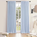 108 inch Extra Length Curtains for Bedroom by DONREN