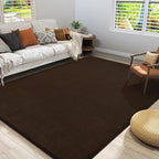 Large Area Rugs for Bedroom Living Room, 6x9 Brown Memory Foam Rug | Thickened - Image 7