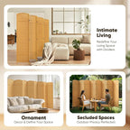 8 Panel Room Divider, Privacy Screen & Room Separation, Extra Wide | Paper - Image 7