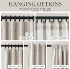 QJmydeco Short Length Blackout Curtains - Image 4