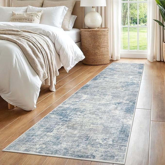 Abstract Runner Rug 2x8 Ft Washable Runners - Image 9