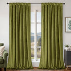 BGment 108 Inch Velvet Blackout Curtains - Image 2