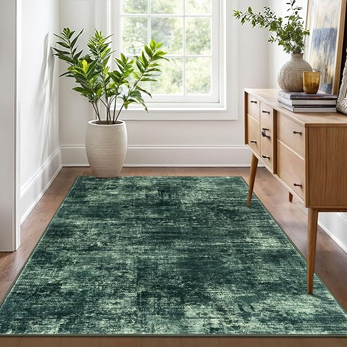 Abstract Area Rug 4x6 Ft Washable Rugs - Image 9