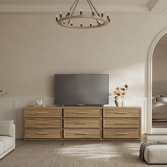 SICOTAS Oversized Nightstands Set of 3 - Image 2