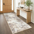 Abstract Runner Rug 3x8 Ft Washable Runners by iOhouze