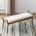 LukeAlon Modern Chenille Ottoman Bench - Image 9