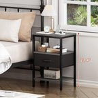 SUPERJARE Nightstand Set of 2 - Image 2