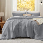 Bedsure King Comforter Set, 3 Pieces GentleSoft™ Bed Set, 1 Lightweight - Image 2