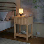 Nasonet Night Stand Set 2, Fluted Nightstand - Image 7