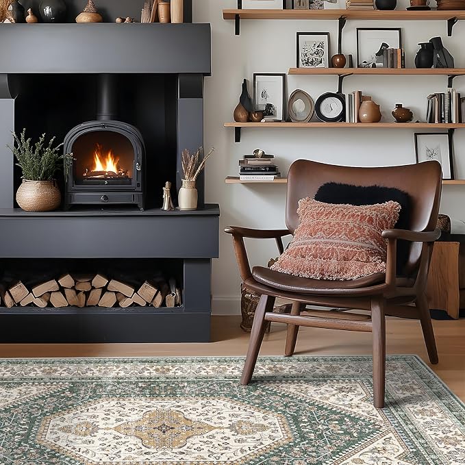 9x12 Washable Area Rug for Living Room - Image 7