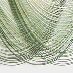 Macrame Wall Hanging Large Dip Dyed Boho Green Wall Art Decor 57"W*31"L | - Image 7