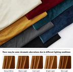 RYB HOME Plush Velvet Curtains 96 inches, Heavy Duty Back Tab Decorative Window - Image 7