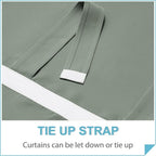 RYB HOME Blackout Door Window Curtains - Image 4