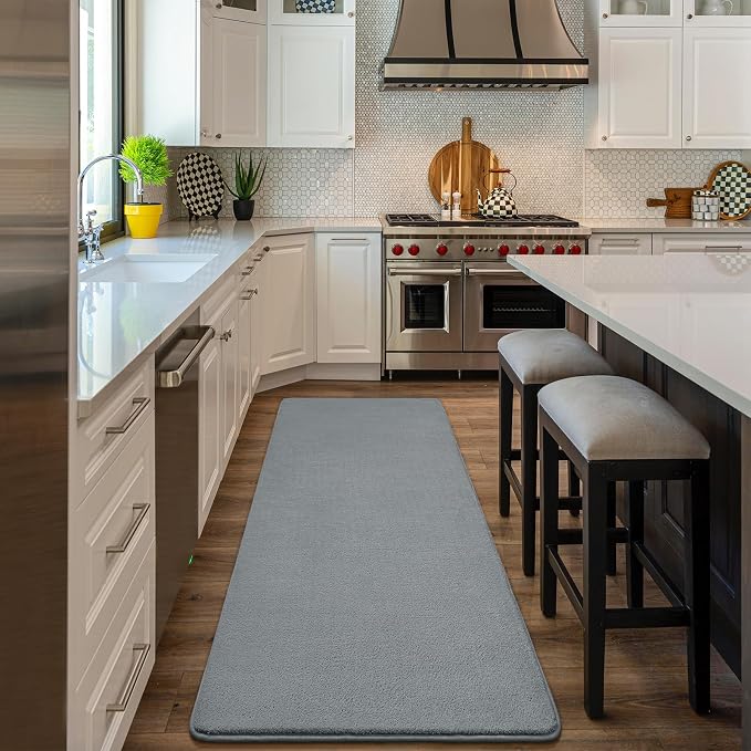 Modern Soft Hallway Runner Rug, 3x8 Feet Long Runners - Image 9
