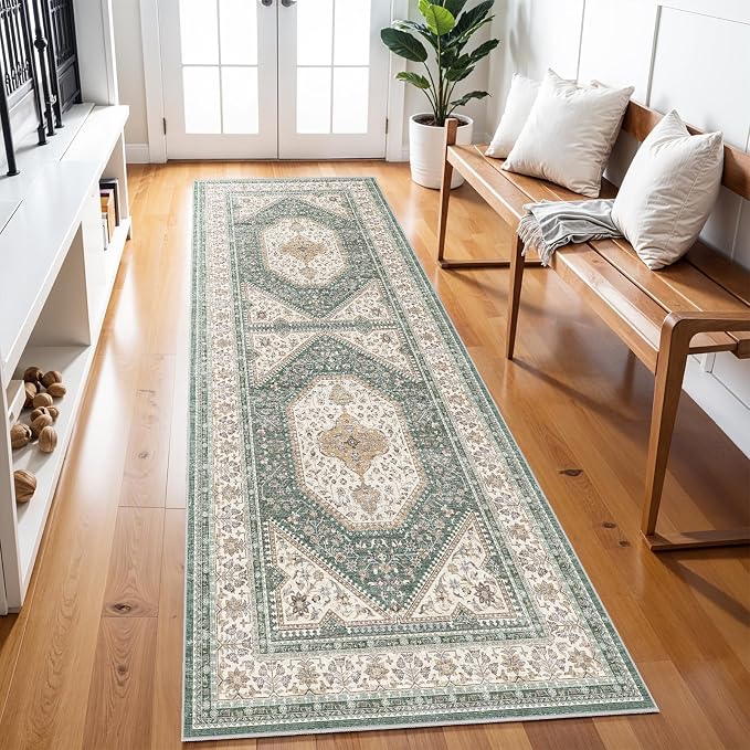 3x8 Washable Hallway Runner Rug - Image 2