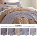 Bedsure Queen Size Quilt, Lightweight Comforter Set, Light Purple Bedspread | - Image 7