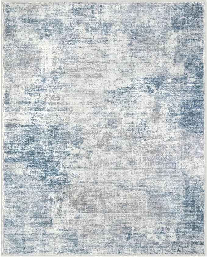 Abstract Area Rug 4x5 Ft Washable Rugs - Image 9