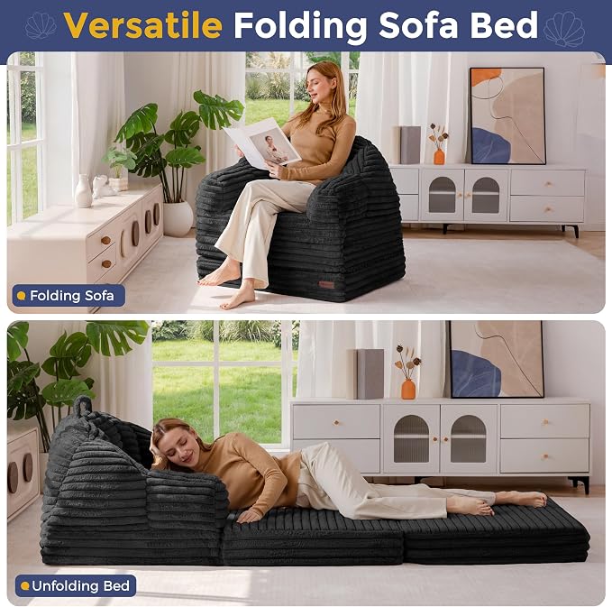 MAXYOYO Folding Sofa Bed Chair, Sleeper Chair - Image 3