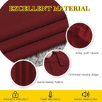 NICETOWN Burgundy Red Blackout Curtains Grommet - Image 3