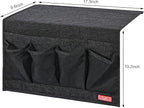 Zafit Linen 6 Pockets Bedside Caddy, Bedside Storage Organizer - Image 3