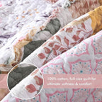 Etwel 100% Cotton Patchwork Queen Size Quilt Set - Image 4