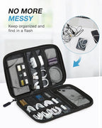 BAGSMART Large Electronics Organizer Travel Case - Image 2
