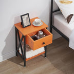 VECELO Nightstand, Modern Bedside End Table, Night Stand - Image 7