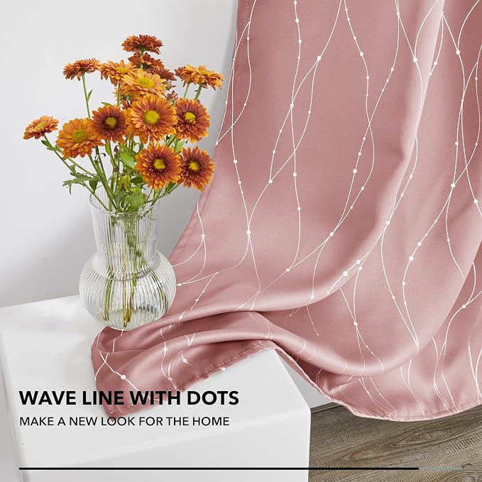 Deconovo Blackout Back Tab Curtains - Image 6