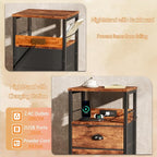 Nightstand with Charging Station - Image 5
