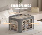 3 Openings Large Clothes Storage Bins - Image 3