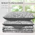 DJY Grey Quilt Set King Size - Image 8