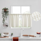 ZJDECOR Cotton Blended Tier Cafe Curtains - Image 8
