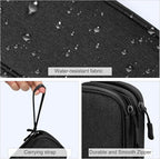FYY Electronic Organizer, Travel Tech Pouch Bag, Cable Organizer Black | Wrist - Image 4