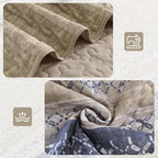 Cottolester Queen Quilt Bedding Set, All Seasons Microfiber Boho Quilt Set - Image 7
