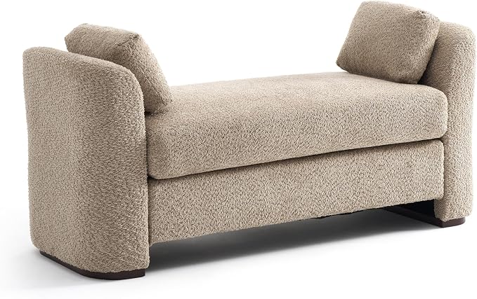 Christopher Knight Home Katir Boucle Upholstered Ottoman Bench - Image 7