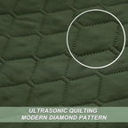 Exclusivo Mezcla Reversible Full Queen Quilt Bedding Set, Olive Green | - Image 4