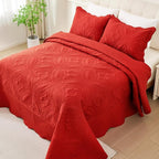 Cmfshape King Bedspread 106"x96", 3 Piece King Quilt - Image 3