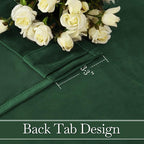 RYB HOME Velvet Room Divider Curtains - Image 3