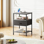 SUPERJARE Nightstand with Charging Station, USB-C Port, Bedside Table | 27.7 - Image 9