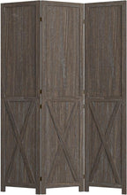 3 Panel Folding Room Divider, Solid Wood Privacy Screen, Freestanding Partition - Image 8