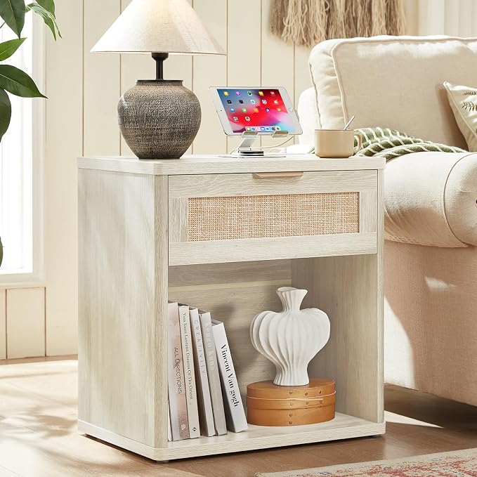 LEYAOYAO Rattan 23" Nightstands - Image 6