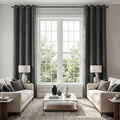 KOUFALL Extra Long Grommet Curtains Drapes by KOUFALL