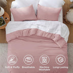 Bedsure King Comforter Set, 3 Pieces GentleSoft™ Bed Set, 1 Lightweight - Image 4